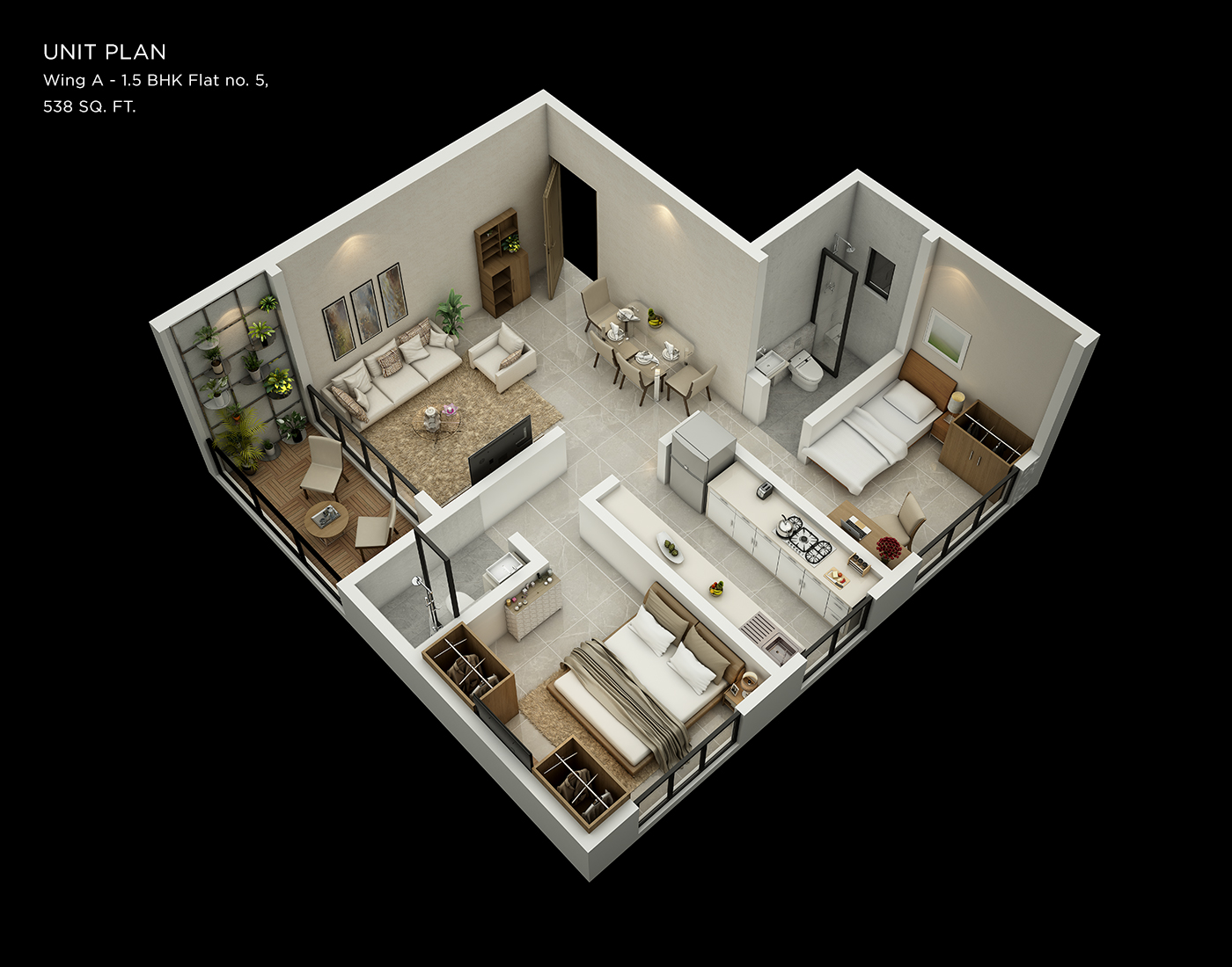 Wing-A_1.5-BHK-Flat-no-5_-538-SQ.FT